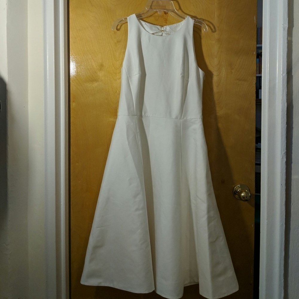 NWT Kate Spade double bow white dress